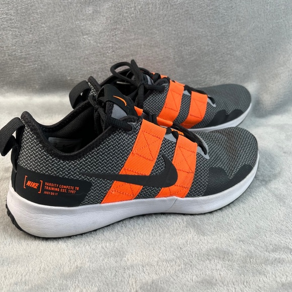 NIKE TR2 Training Sneakers Gray/Orange Stability Gym Workout sz 9 Men\'s main image 4